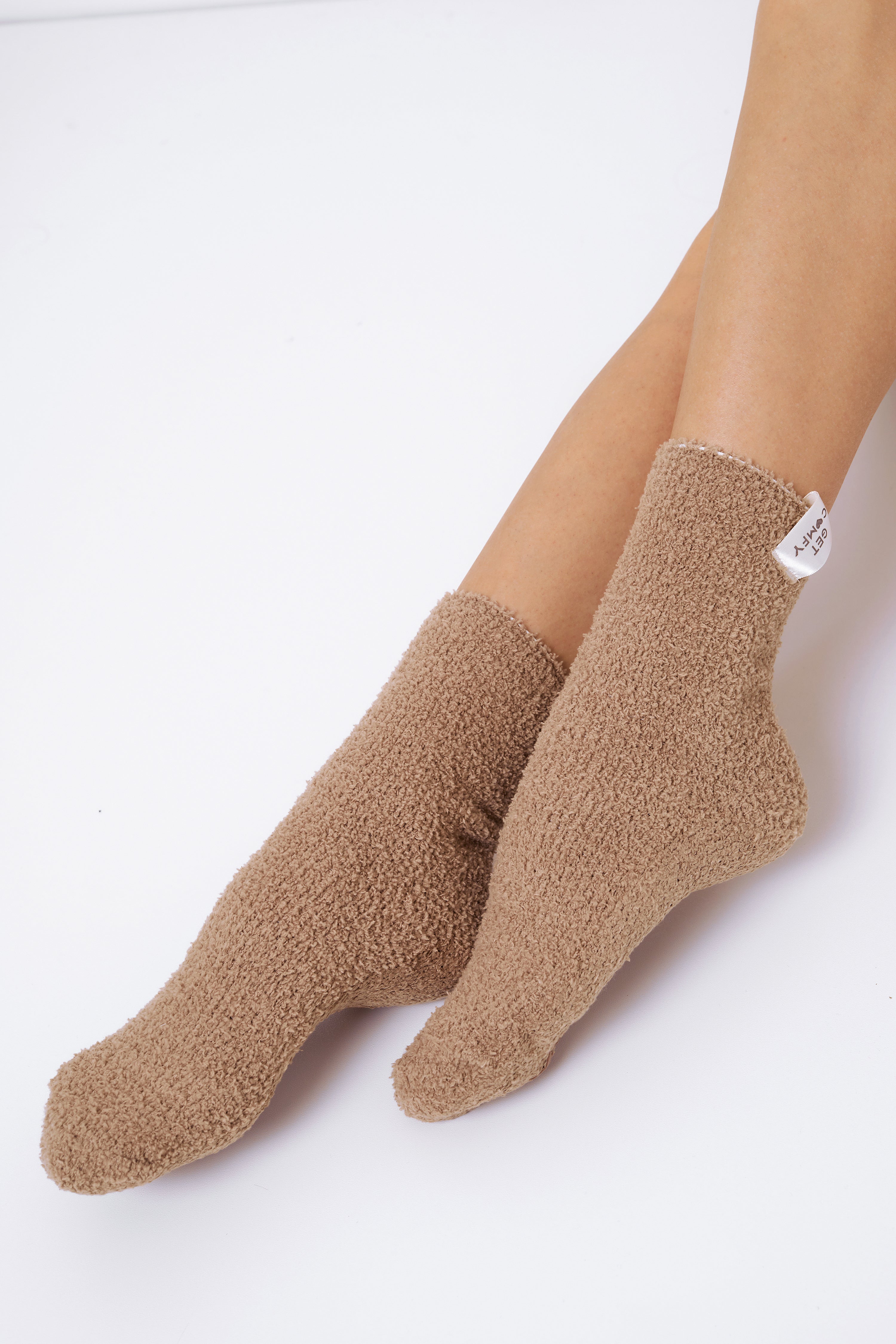 Comfy Socks 2-Pack Latte/Ecru – ARUELLE Shop